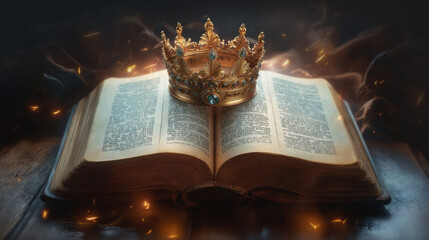 Open Bible. My kingdom is not of this world. John 18:36.