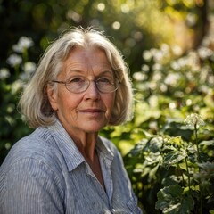 portrait of a senior woman