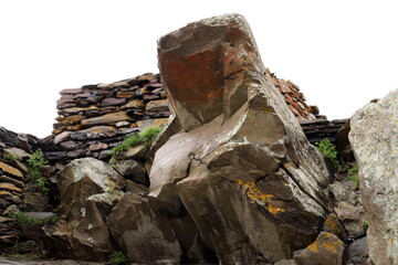Texture and structure of stone and concrete. Natural background.