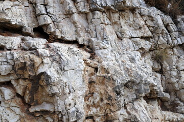Texture and structure of stone and concrete. Natural background.