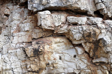 Texture and structure of stone and concrete. Natural background.