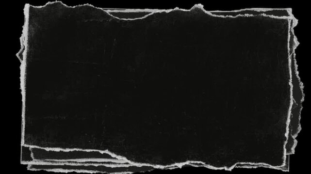 Motion graphic on isolated black background.4K footage video effect template loop.