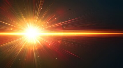 A vibrant, dynamic energy burst background with a dark, open space for text