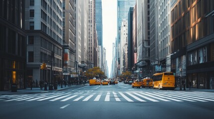 Fototapeta premium street view of modern city