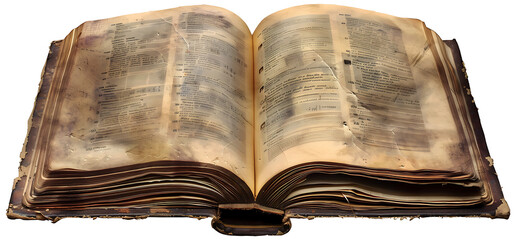 Open book isolated on transparent Background PNG