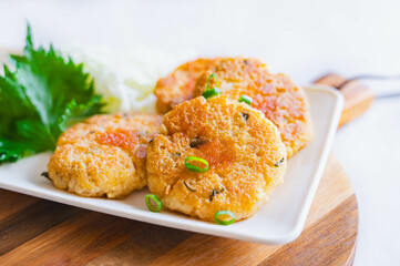 明太子入りふわふわ焼き