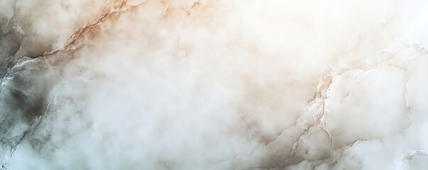 Abstract white marble texture with brown veins background.