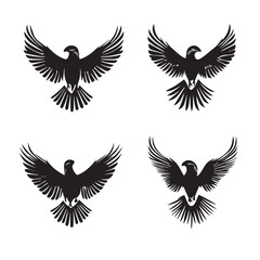 Obraz premium Hawk in cartoon, doodle style . Image for t-shirt, web, mobile apps and ui. Isolated 2d vector illustration in logo, icon, sketch style, Eps 10, black and white. AI Generative