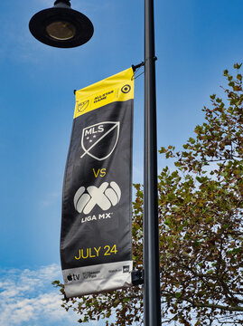 Sign for MLS all-star game 2025 in Columbus Ohio USA 2024 