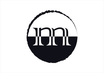 Letter M logo initial design template