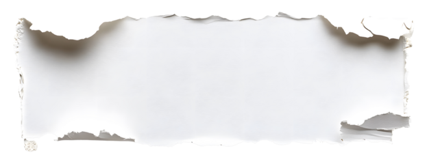 White Torn paper with frame texture background 