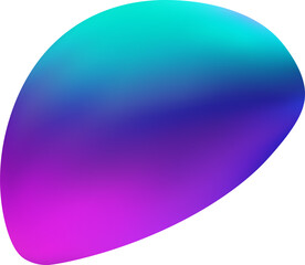 Abstract 3D shape gradient element