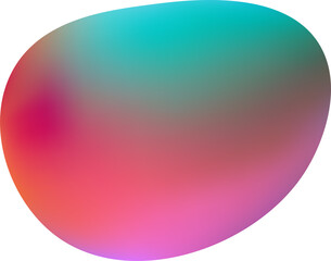Abstract 3D shape gradient element