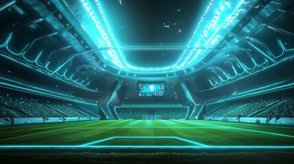 Futuristic Stadium.