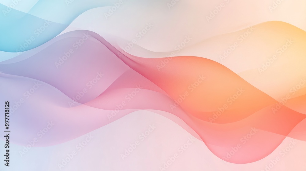 Poster A minimalist abstract background with subtle gradients and soft pastels, offering a clean and sophisticated design suitable for professional use.