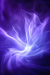 Obraz premium Elegant and modern abstract geometric overlay with flowing purple hues and textures