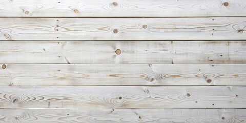 Fototapeta premium White wooden plank wall for rustic interior design