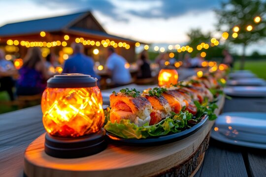 Authentic farm-to-table dinner brings guests together in a rural setting to enjoy fresh, locally sourced food