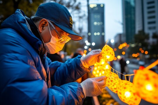 Coronavirus memorials honoring those lost to the virus, with communities coming together in remembrance
