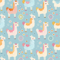 christmas pattern with reindeer