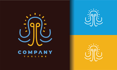 octopus lamp logo
