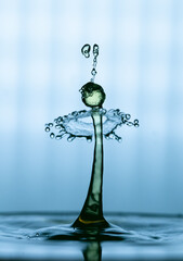 Wassertropfen, Tropfenfotografie, Flüssigkeit, Nahaufnahme, Makrofotografie, Regentropfen,...