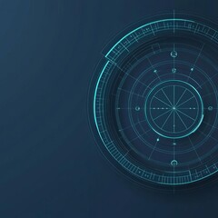 Digital astrology forecast for career and love, sleek and contemporary interface