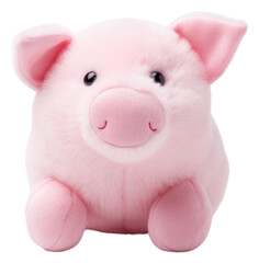 PNG Stuffed doll pig mammal animal cute.