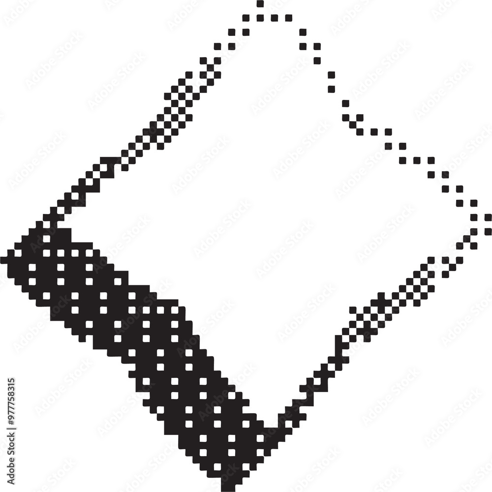 Poster bitmap pattern star shape. halftone gradient element. y2k graphic abstract icon. dither noisy grunge