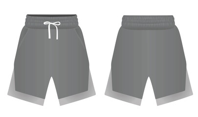 2 in 1 shorts. vector