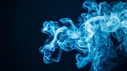 Zodiac signs created from flowing smoke in a dark room, surreal and mysterious visual