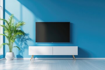 Modern living room interior with contemporary design and elegant decor