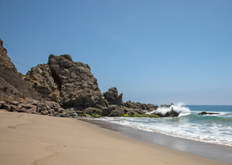 beach and rocks