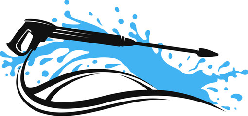Car wash and cleaning symbol for business