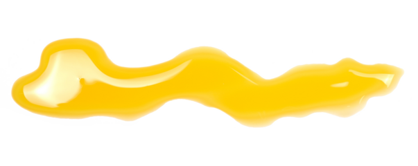 Puddle of orange juice isolated on white background, clipping path