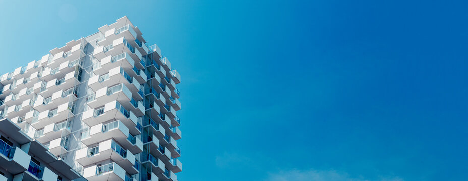 Beautiful and clean apartment building