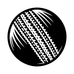 vector illustration of a tennis ball icon