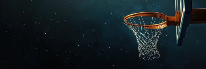 background with basketball hoop