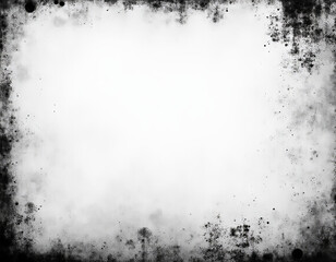 White shabby grunge background, vignette