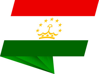 Tajikistan pin flag