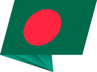 Bangladesh pin flag