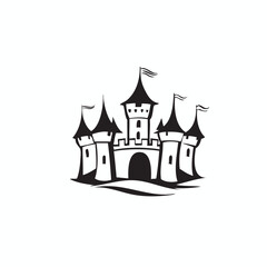 Obraz premium simple castle vector