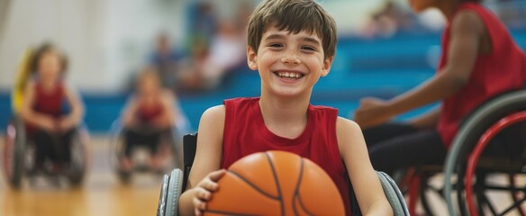 The Boy with Basketball Smile.