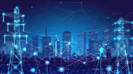 abstract background with lines