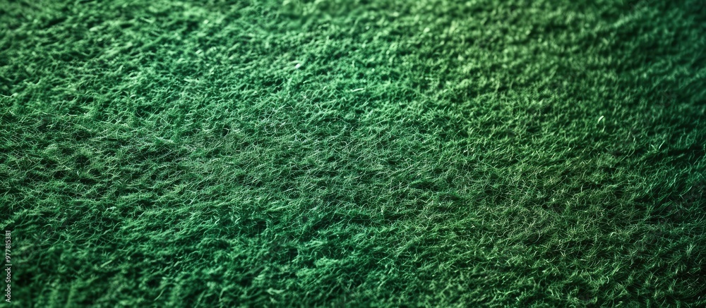 Poster abstract background featuring a green felt texture square format. copy space image. place for adding