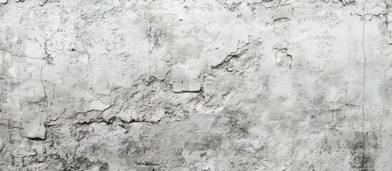 Obraz premium Grungy white background featuring natural cement or old stone texture as a vintage pattern wall Conceptual wall banner grunge material or construction. Copy space image