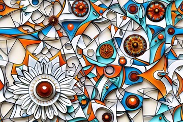 A repeating texture of carpet