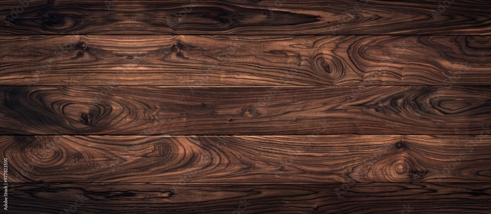 Poster walnut wood surface pattern. copy space image. place for adding text and design