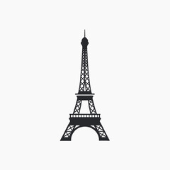 Obraz premium Iconic Eiffel Tower silhouette design