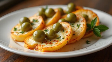 olive and cheese